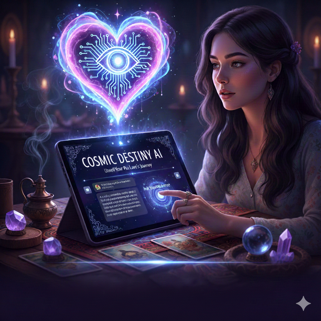 Have a smart Artificial Intelligence available 24 hours a day answering questions about your potential future love.